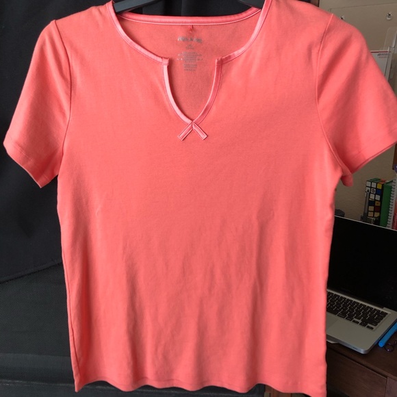 White Stag women's coral T large, 12/14, 100% cotton - Picture 1 of 6